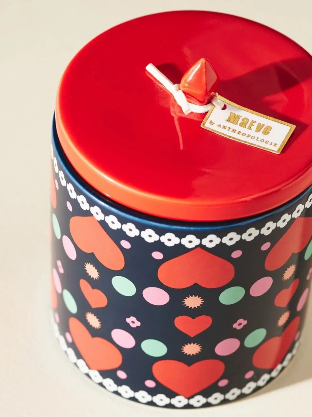 Candle‎ ⭐️Maeve floral pomegranate and sage Plum Blossom Ceramic